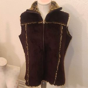 Faux fur and suade feel